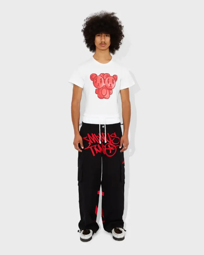 Minus Two Graff Noir Décapotable Cargos(Logo Rouge)