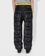 Minus Two Multi-poches Jeans (Point Violet)